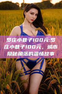 罗庄小巷子100元:罗庄小巷子100元，城市隐秘角落的温情故事